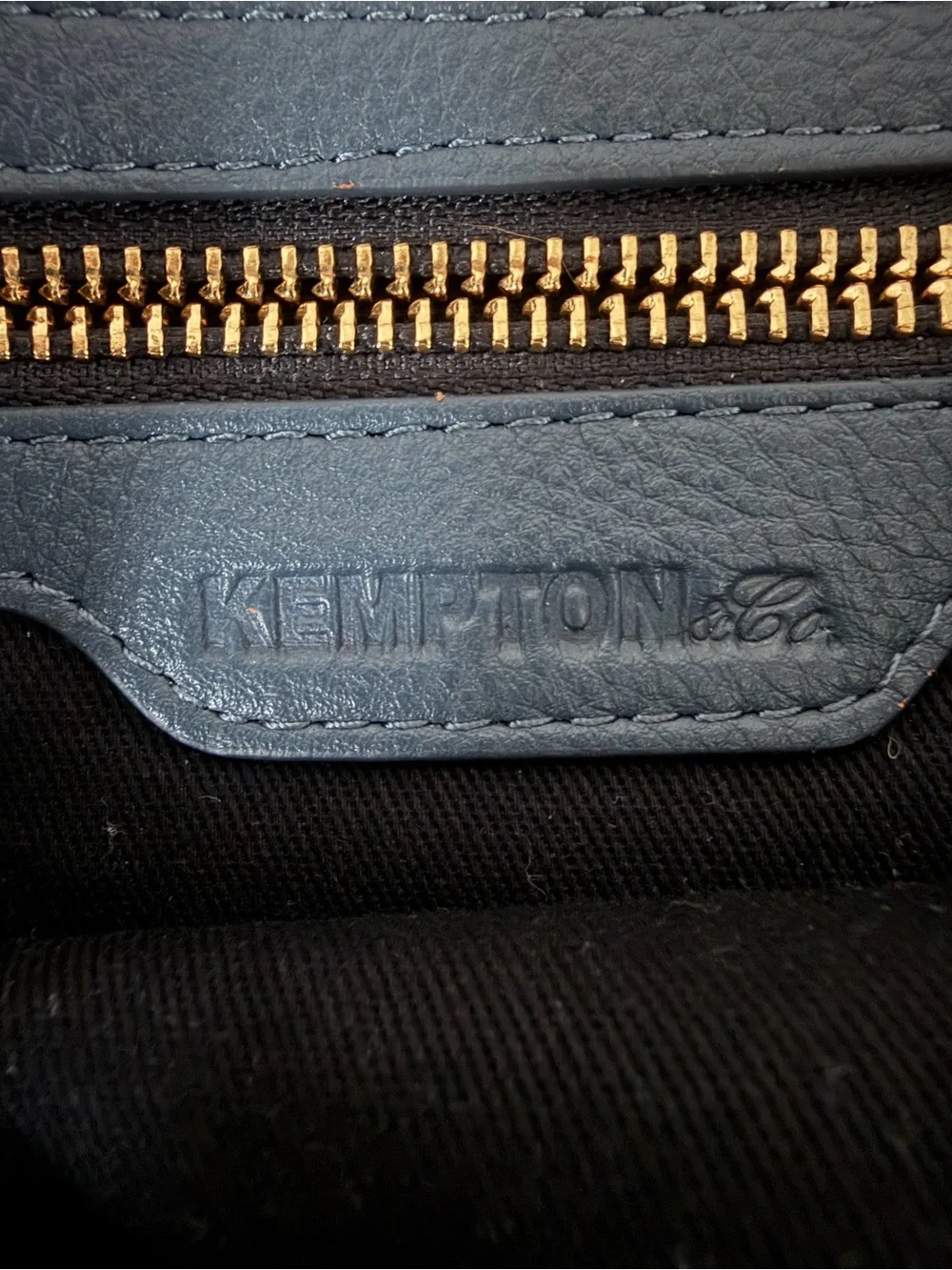Kempton & Co Suede Cross Weave Medium Pouch